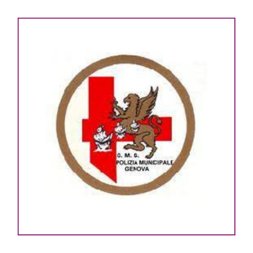 Logo SMS Polizia Municipale Genova.