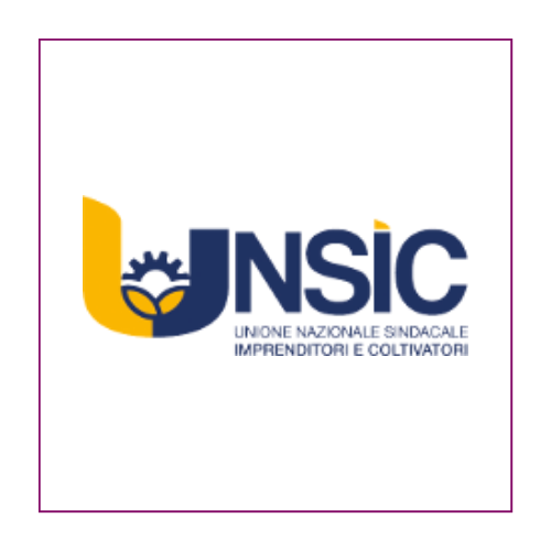 Logo UNSIC – Unione Nazionale Sindacale Imprenditori e Coltivatori.
