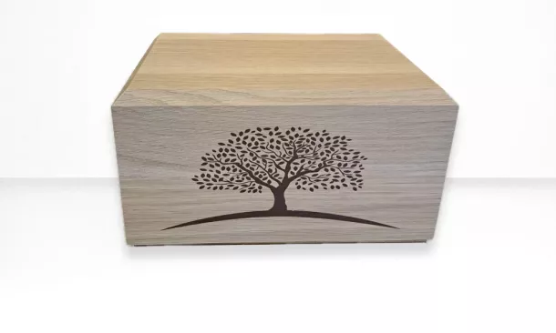URNA ALBERO DELLA VISTA EFFETTO ROVERE